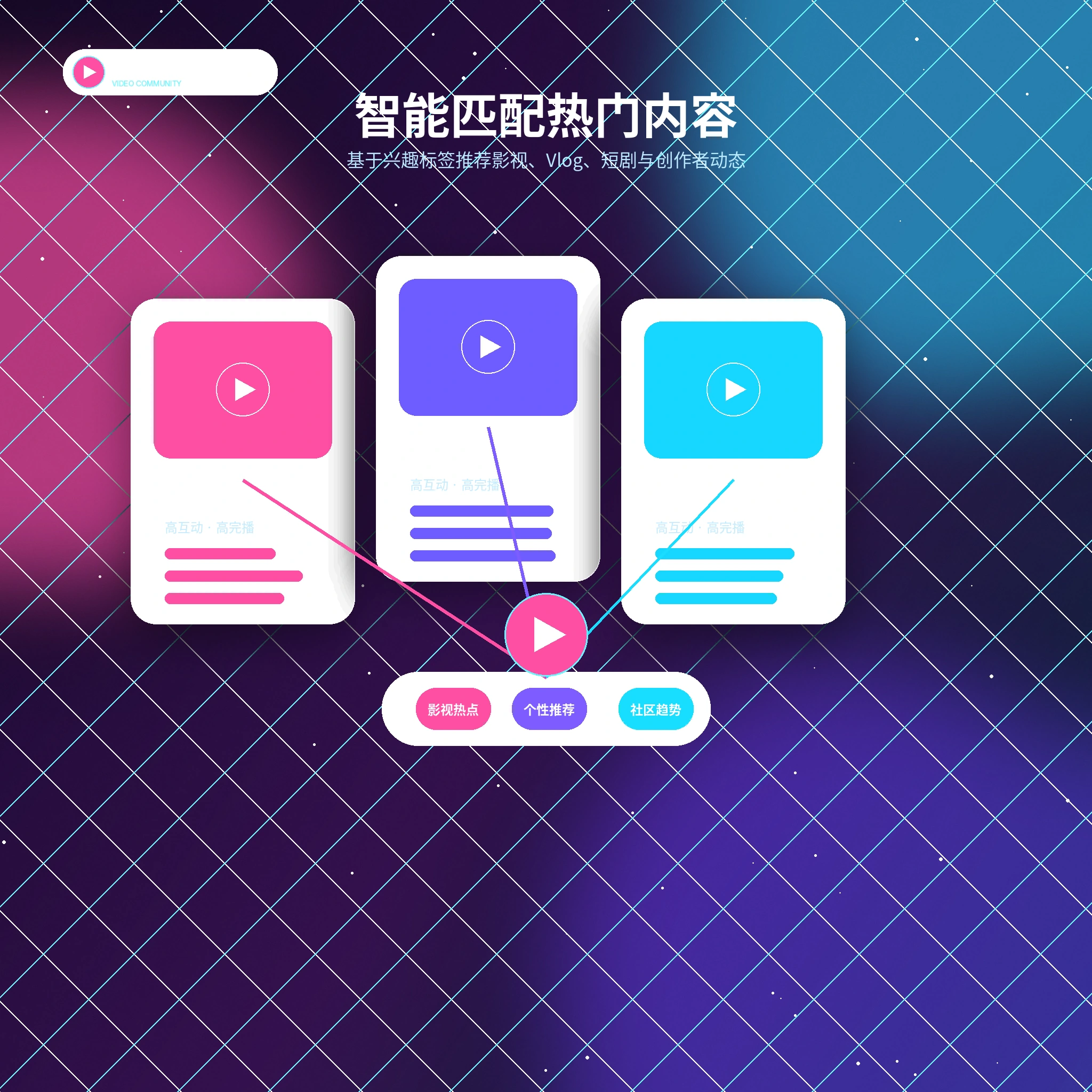 糖心vlog兴趣匹配展示